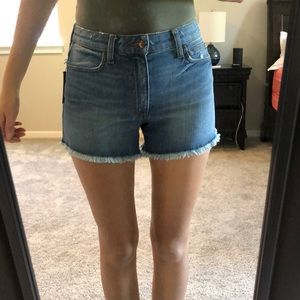 Joe’s high rise shorts